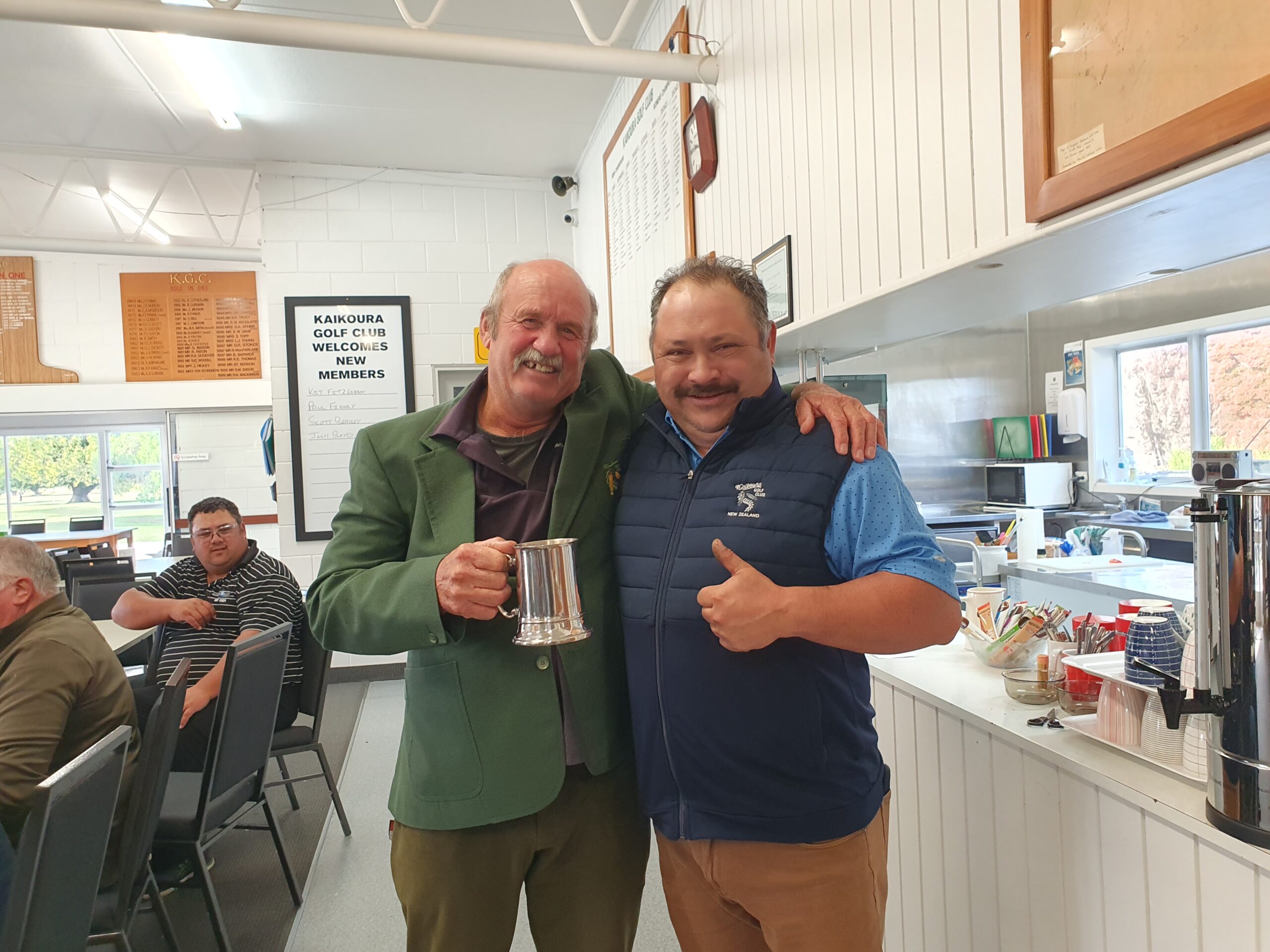 A very happy Rod Goodman with JP Roberts